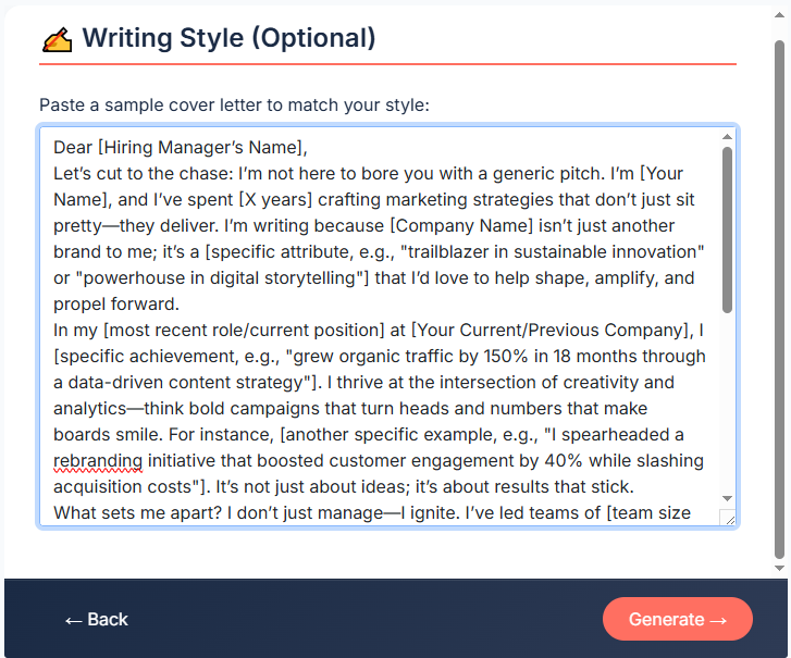 Coverforge style setting